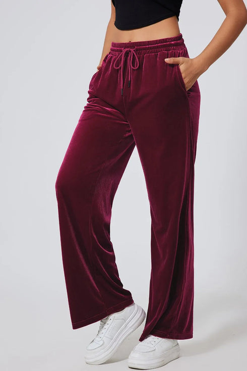 'Winter' Wide Leg Active Pants - Celes Fashion